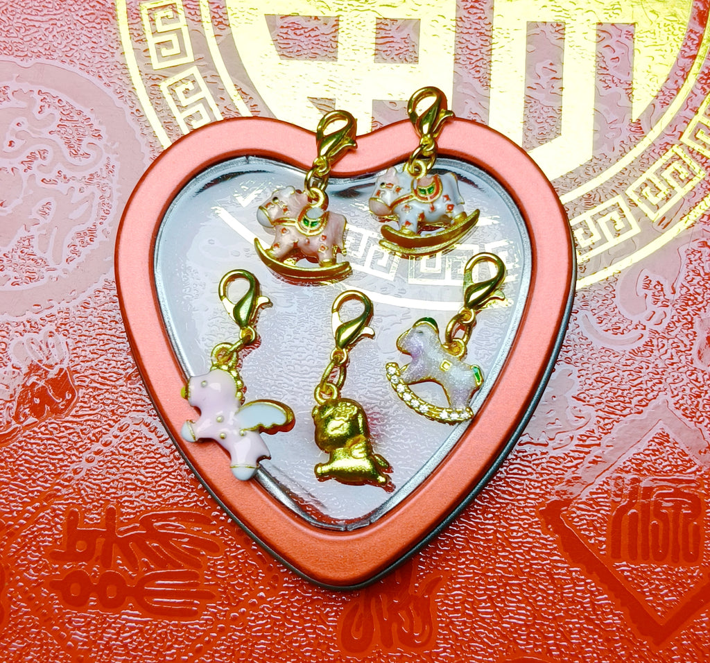 RDC05/6/7/8/9/10 放松DIY金沙马夹式吊坠