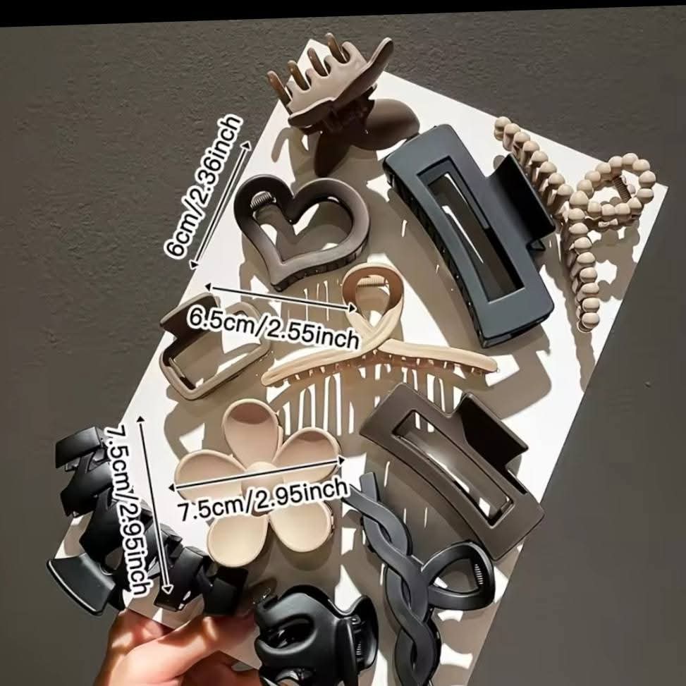 YHN01 PREMIUM "Your Hair Nice" Hair Claw Set Bag