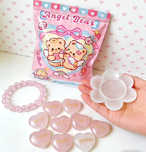 BGM03 PREMIUM Loving Rosie Rose Quartz Mystery Jewellery Bag