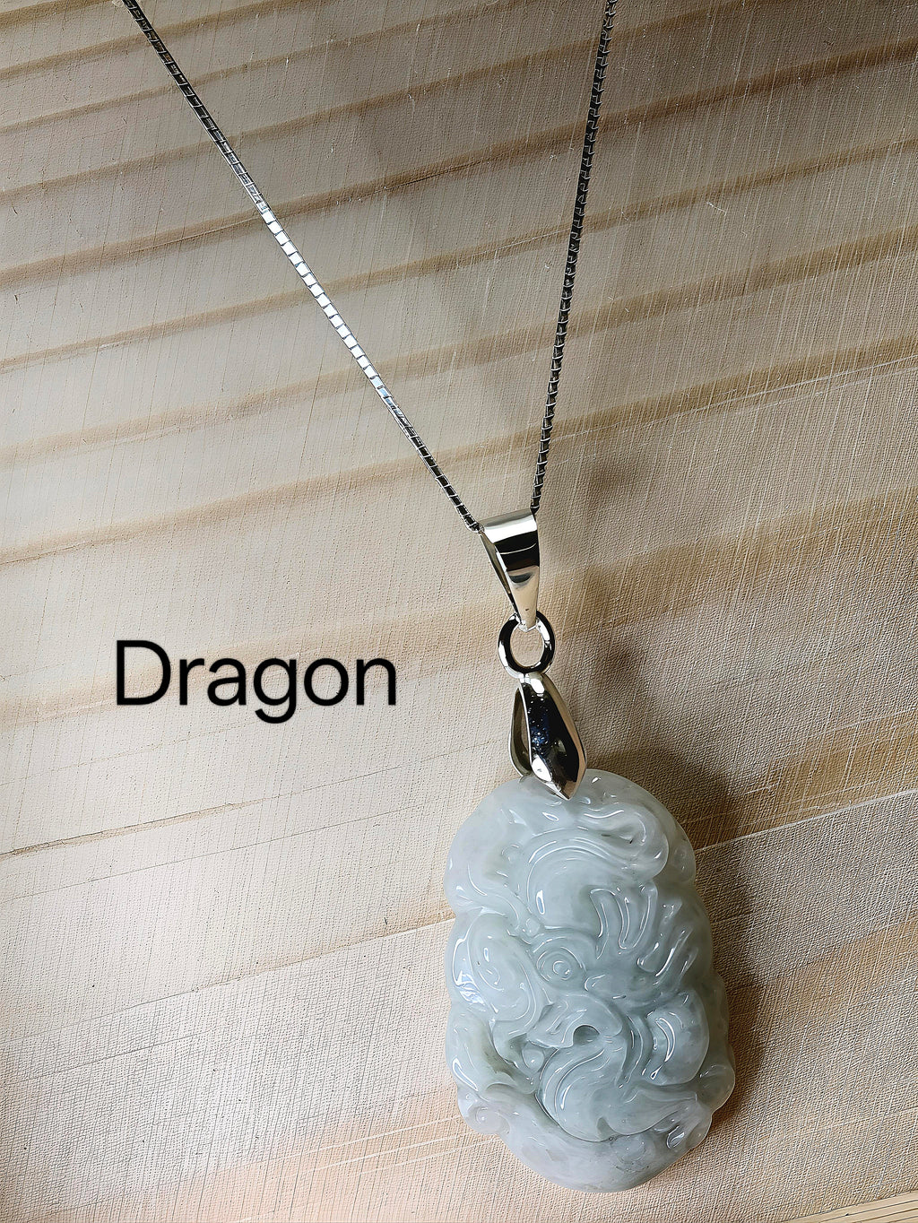 MYJ01 PREMIUM Myanmar Grade A Jadeite Animal Pendant Necklace (Chain / Cord)