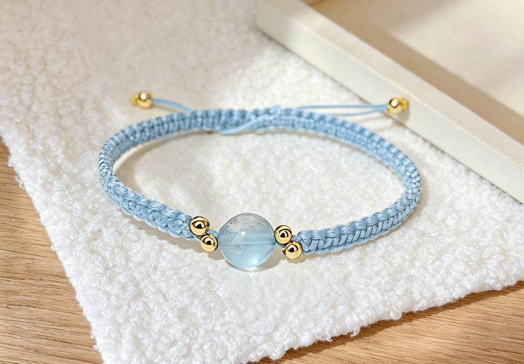 GOOD02- PREMIUM Good'ness Hand Braided Natural Beaded Adjustable Bracelet