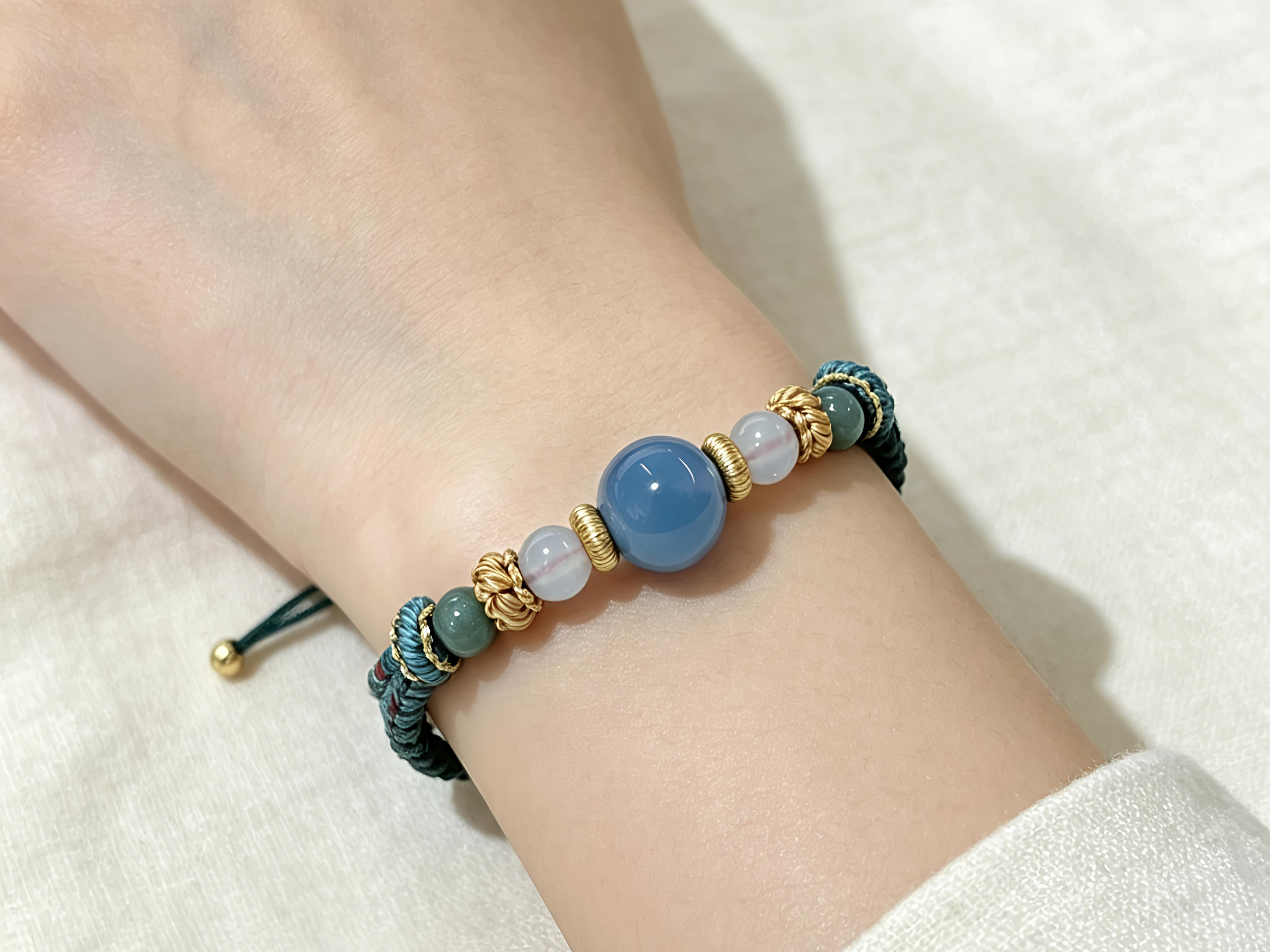 GOOD13 - PREMIUM Good'ness Hand Braided Natural Beaded Adjustable Bracelet