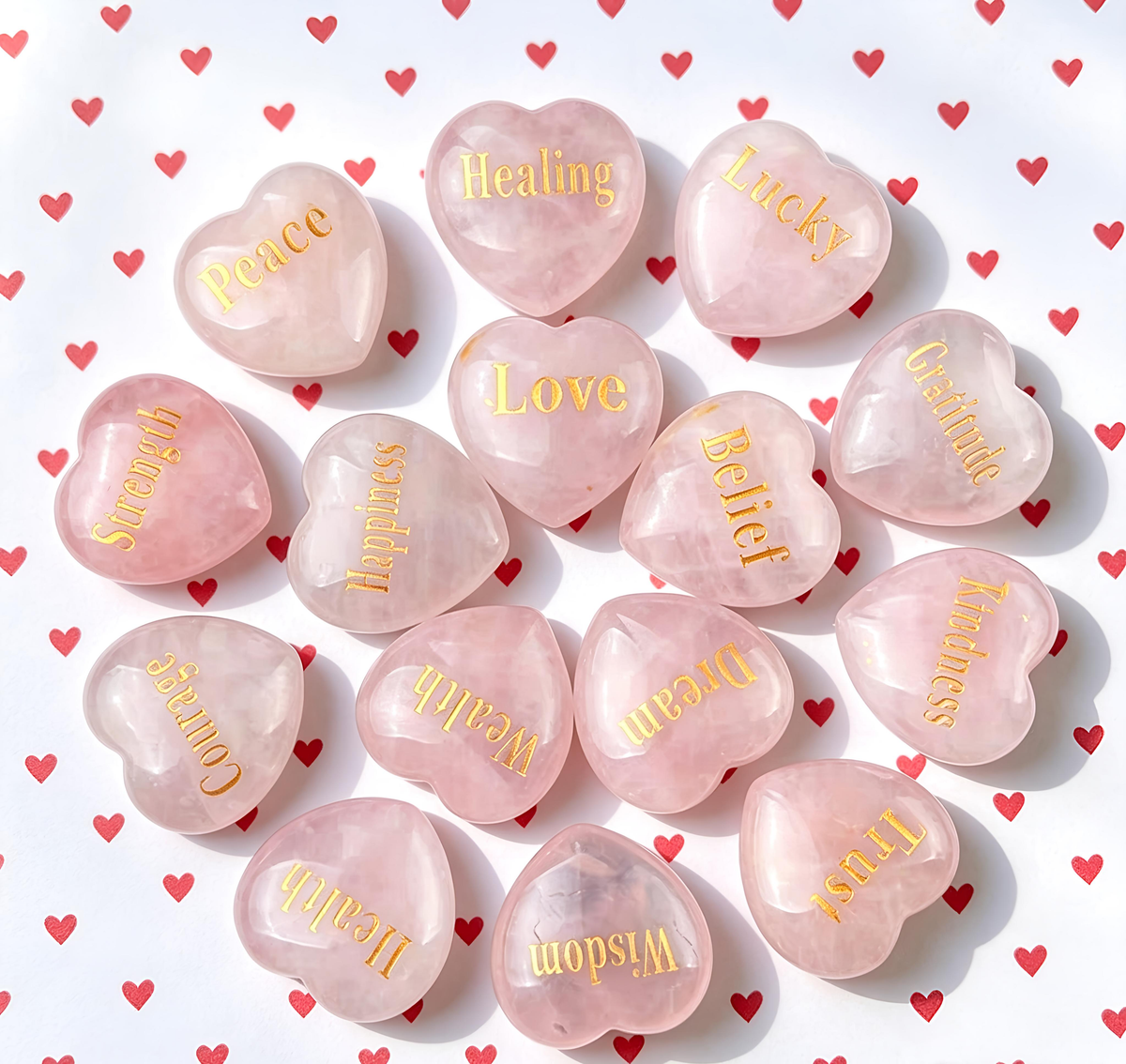 DRN01 Rose Quartz Inspirational 30mm