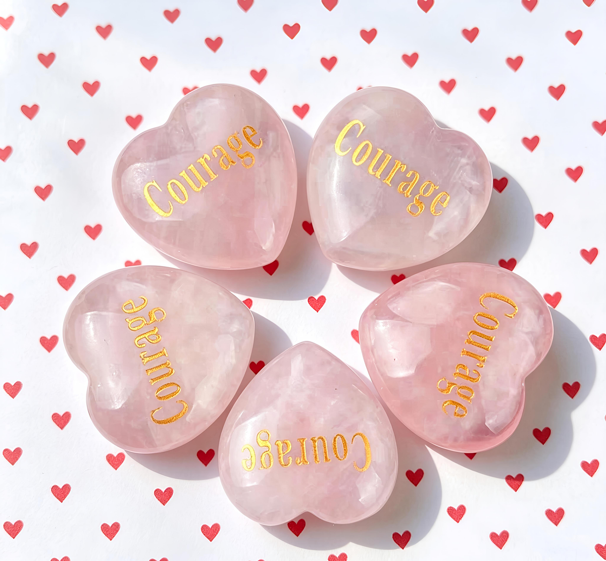 DRN01 Rose Quartz Inspirational 30mm