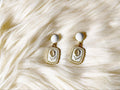 TWOS04 - PREMIUM Glass Imitation Pearl Earrings