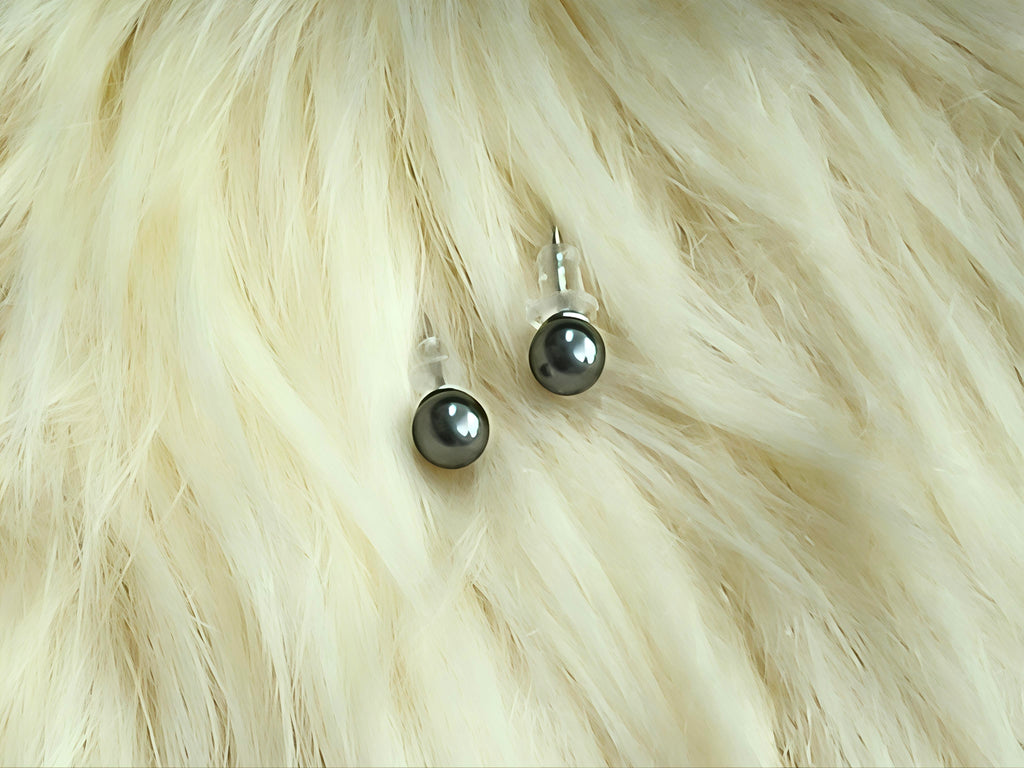TWOS01 - PREMIUM Glass Imitation Pearl Earstuds