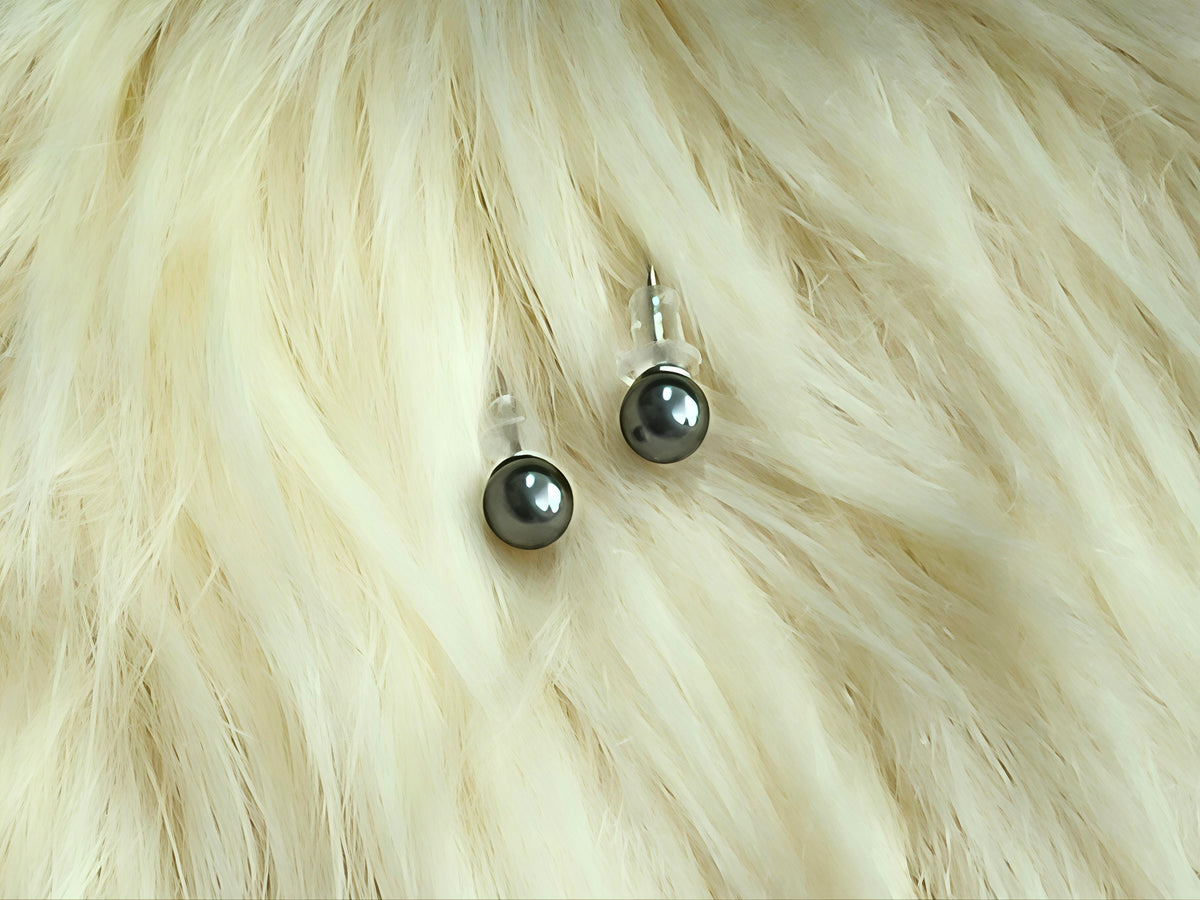 TWOS01 - PREMIUM Glass Imitation Pearl Earstuds