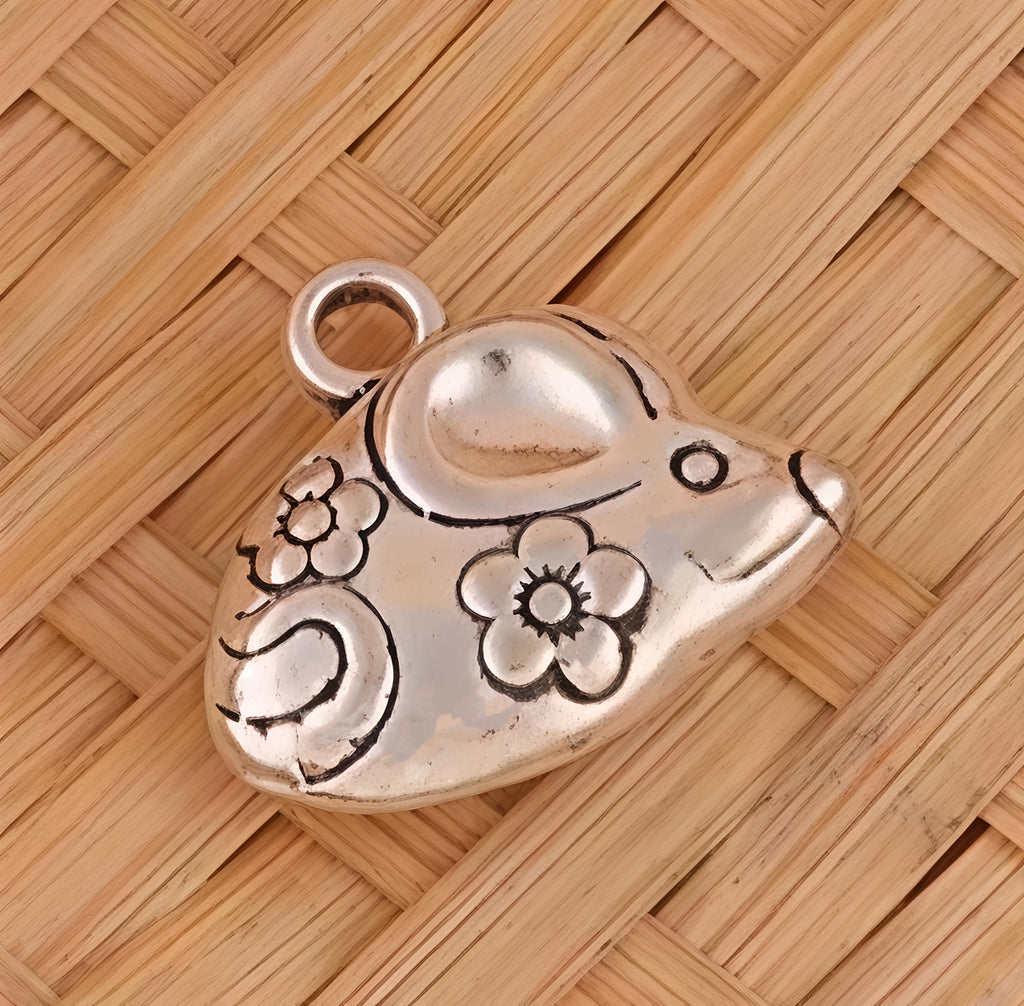 SGD$0 Redemption (7): Tibetan Silver Happy Animal Charm ClipOn / Pendant
