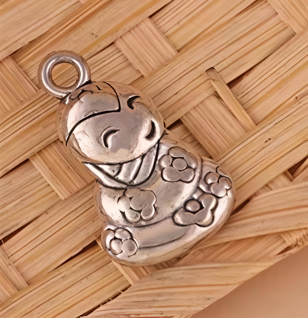 SGD$0 Redemption (7): Tibetan Silver Happy Animal Charm ClipOn / Pendant