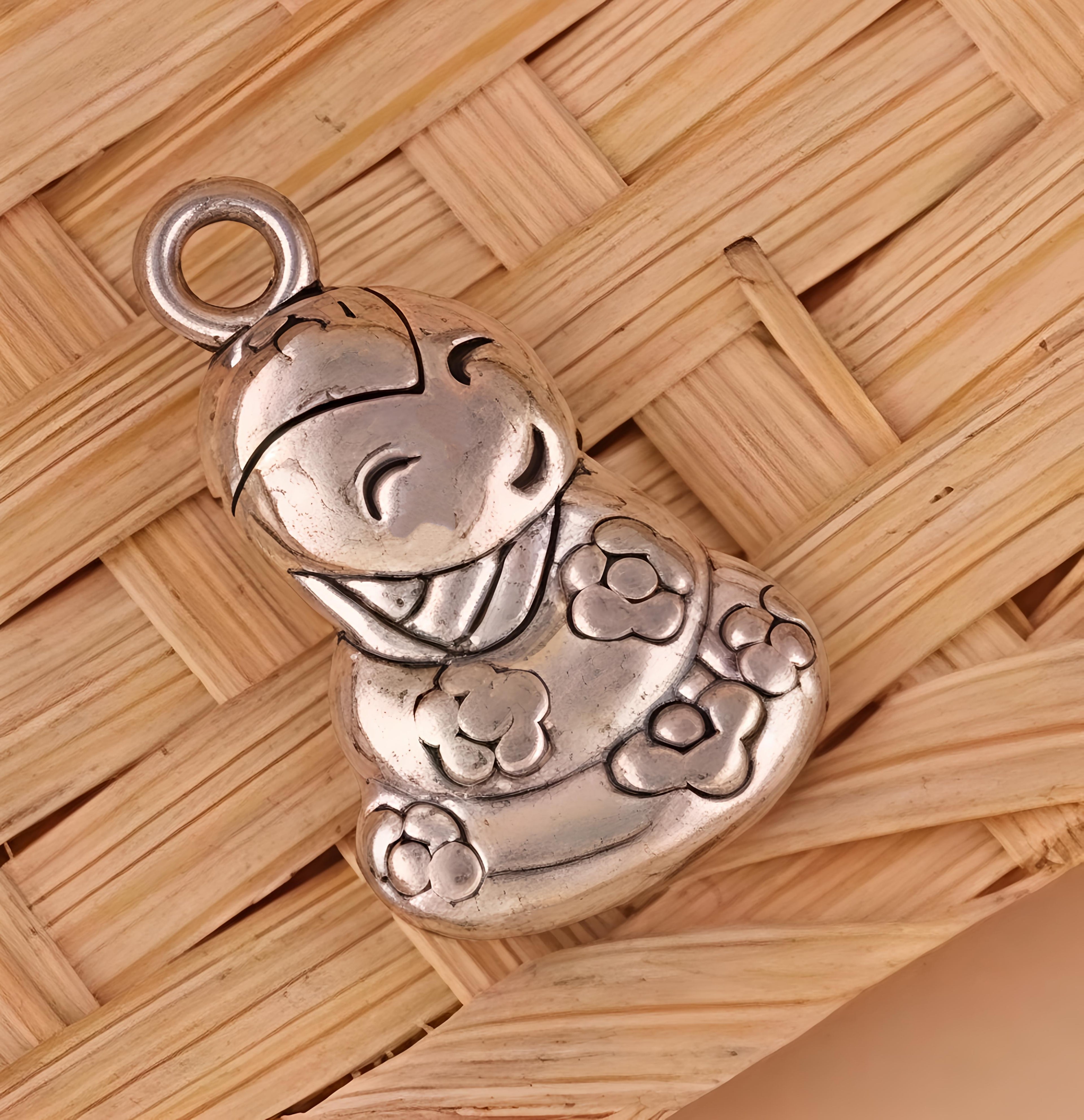 SGD$0 Redemption (7): Tibetan Silver Happy Animal Charm ClipOn / Pendant