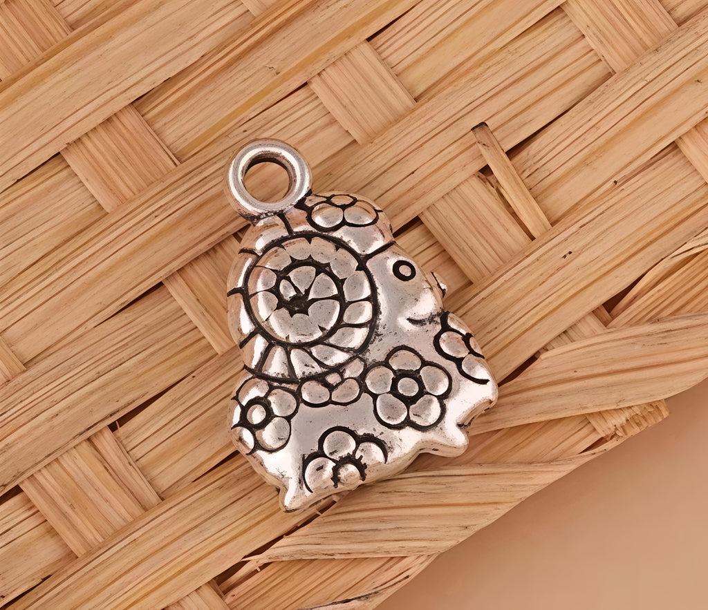 SGD$0 Redemption (7): Tibetan Silver Happy Animal Charm ClipOn / Pendant