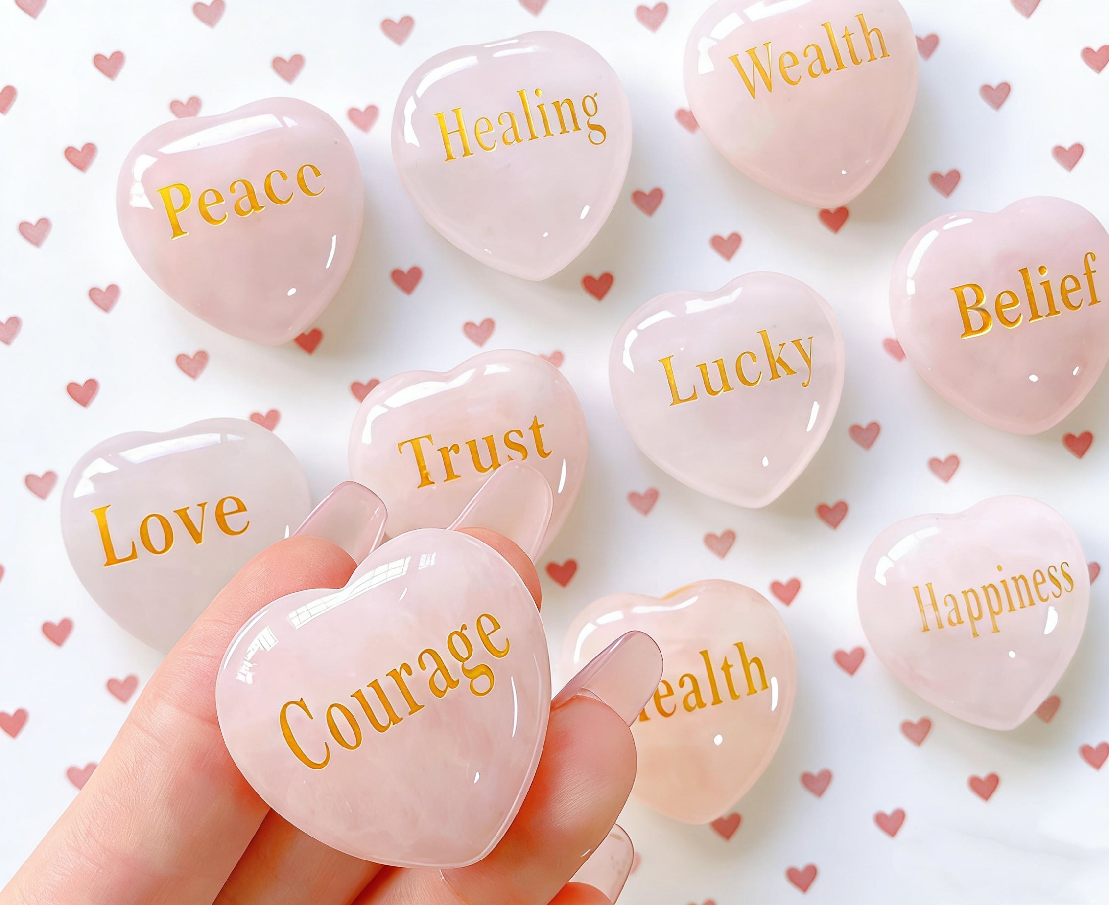 BGM03 PREMIUM Loving Rosie Rose Quartz Mystery Jewellery Bag