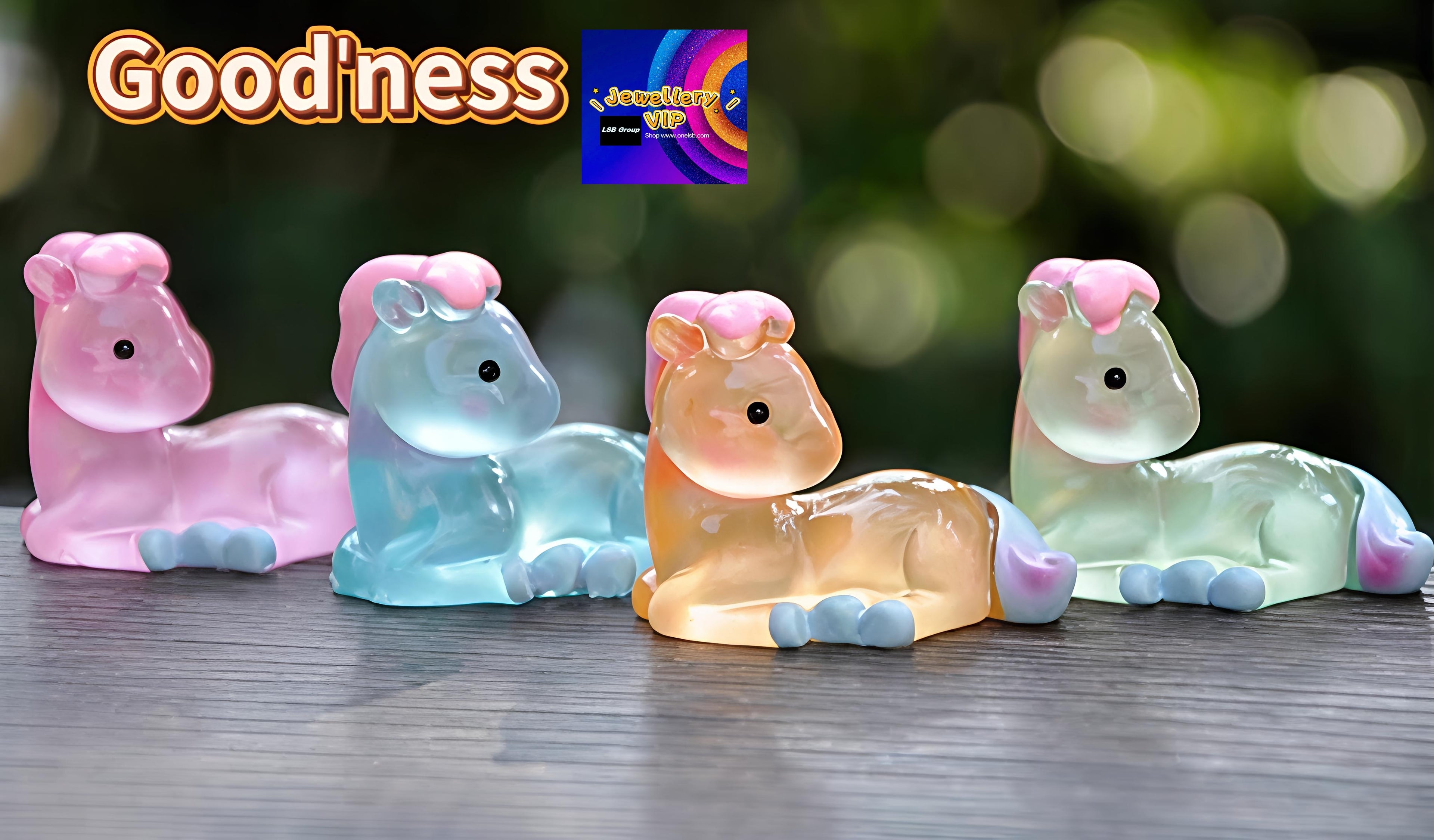 SCO05 FREE PREMIUM Glow in the Dark Good'ness Jewellery VIP Mascot Miniature