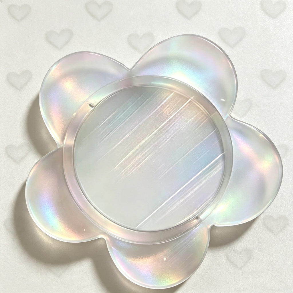DRN02 Selenite Flower Plate